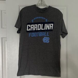 Rivalry Threads Carolina Football Tee in Gray and Carolina Blue